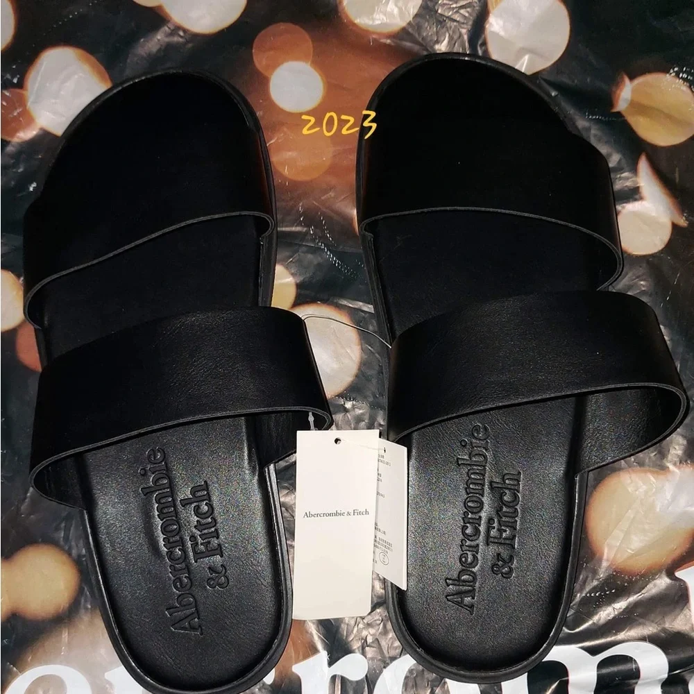 Abercrombie and Fitch Faux slide size XXL NWT - Picture 2 of 9